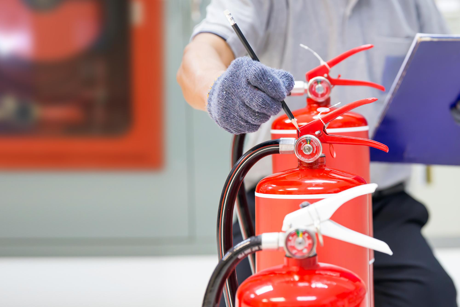 Bürogebäude mit Brandmeldeanlage